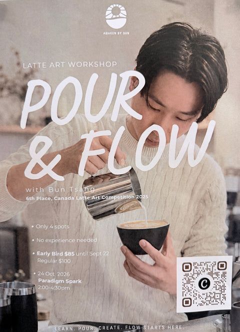 Latte art workshop by Bun Tsang