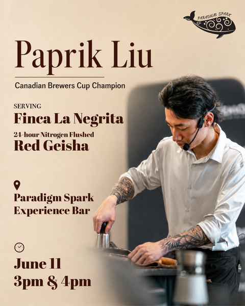 Paprik Liu - Brewers Cup Champion pop-up