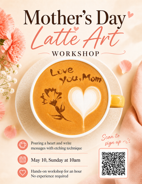Mother’s Day Latte Art Workshop