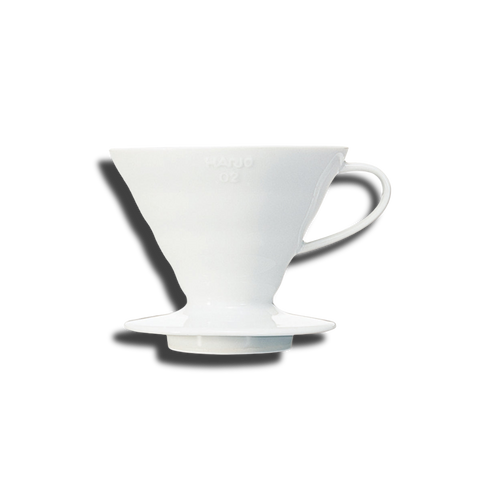 HARIO V60-02 Dripper (Ceramic) - White